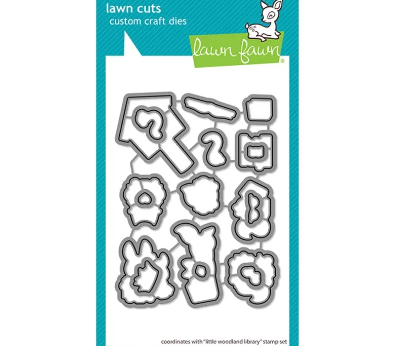 Lawn Fawn lawn Cuts Die – Little Woodland Library