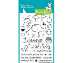 Lawn Fawn Stamp – Elphie Selfie