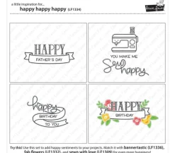 Lawn Fawn Stamp – Happy Happy Happy