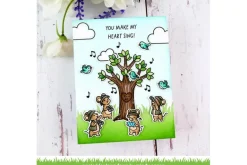 Lawn Fawn Stamp – Heart Tree