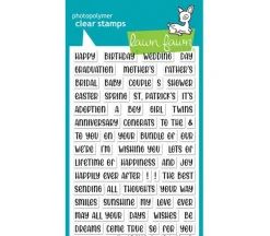 Lawn Fawn Stamp – Henrys Build a Sentiment Spring