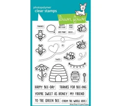 Lawn Fawn Stamp – Hive Five