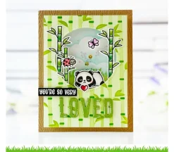 Lawn Fawn Stamp – I Heart Panda Add-On