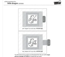 Lawn Fawn Stamp – Little Dragon