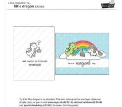Lawn Fawn Stamp – Little Dragon