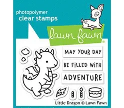 Lawn Fawn Stamp – Little Dragon