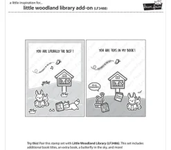 Lawn Fawn Stamp – Little Woodland Library