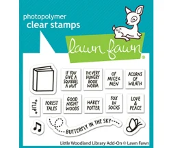 Lawn Fawn Stamp – Little Woodland Library