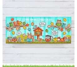 Lawn Fawn Stamp – Little Woodland Library