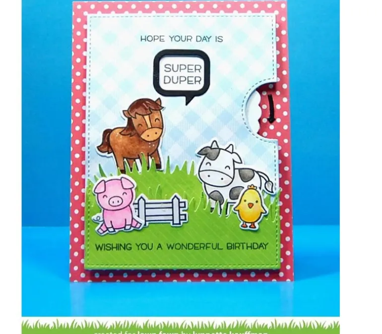 Lawn Fawn Stamp – Reveal Wheel Sentiments