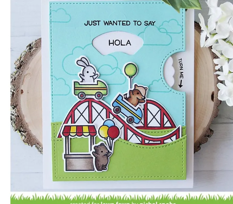 Lawn Fawn Stamp – Reveal Wheel Sentiments