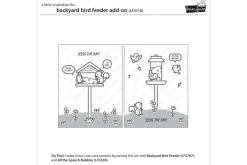 Lawn Fawn Stamps Backyard Bird Feeder Add-On