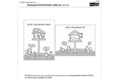 Lawn Fawn Stamps Backyard Bird Feeder Add-On