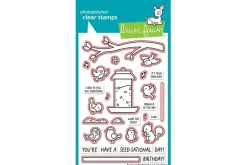 Lawn Fawn Stamps Backyard Bird Feeder