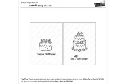 Lawn Fawn Stamp Set – Cake it Easy Add-On