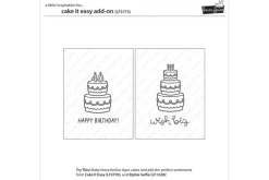 Lawn Fawn Stamp Set – Cake it Easy Add-On