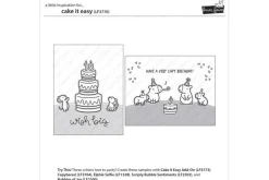 Lawn Fawn Stamp Set – Cake it Easy