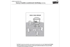Lawn Fawn Stamp Set – Henry’s Build-A-Sentiment: Birthday