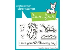 Lawn Fawn Stamp Set – I Love You Mower