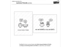 Lawn Fawn Stamp Set – Summer Friends