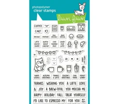 Lawn Fawn Stamp Set – Treat Cart Tacos Add-On