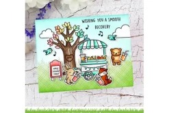 Lawn Fawn Stamp Set – Treat Cart Tacos Add-On