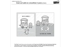 Lawn Fawn Stamp Set – Treat Cart Smoothies ‘n Juice Add-On