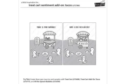 Lawn Fawn Stamp Set – Treat Cart Smoothies ‘n Juice Add-On