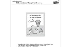 Lawn Fawn Stamps Little Woodland Library Friends