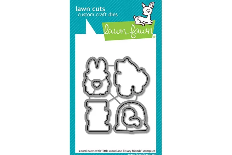 Lawn Fawn Stamps Little Woodland Library Friends
