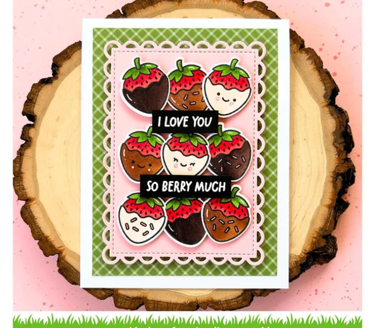 Lawn Fawn Stamp – Sweet Strawberry