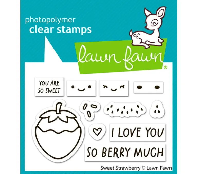 Lawn Fawn Stamp – Sweet Strawberry