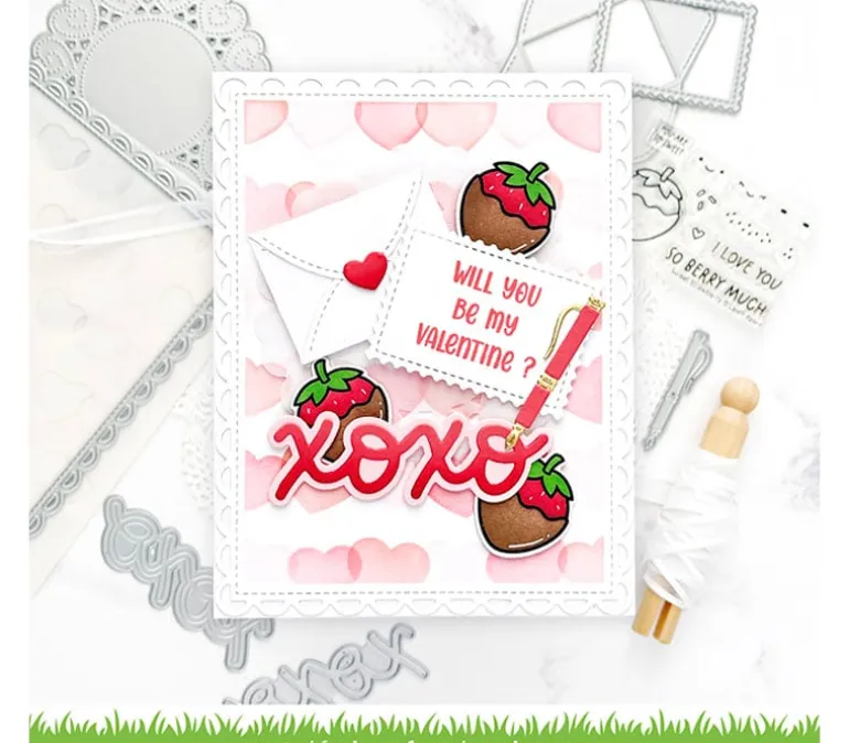 Lawn Fawn Stamp – Sweet Strawberry