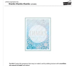 Lawn Fawn Stamp – Thanks Thanks Thanks