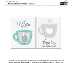 Lawn Fawn Stamp – Thanks Thanks Thanks