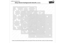 Lawn Fawn Stencil – Daisy Bloom Background