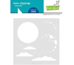 Lawn Fawn Stencil – Nighttime Sky