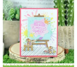 Lawn Fawn Stencil – Paint Splatter Background