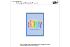 Lawn Fawn Stencil Set – Birthday Candles