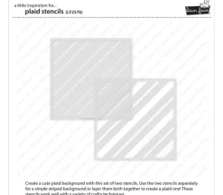 Lawn Fawn Stencils – Plaid