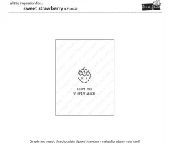 Lawn Fawn Stencil – Strawberry Fields Background