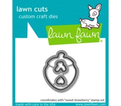 Lawn Fawn Stencil – Strawberry Fields Background
