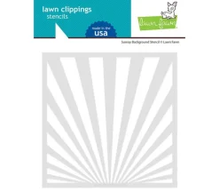 Lawn Fawn Stencil – Sunray Background