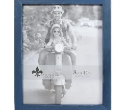 Lawrence Weathered Wood Frame – Charlotte Navy (view sizes)