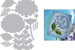 Layered Hydrangea Etched Die Set