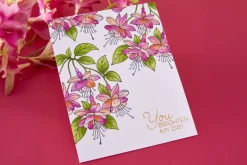 Layered Magical Fuchsia Stencil by Alex Syberia Designs