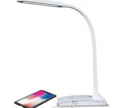 LED Desk Lamp – Black – USB Charging Port