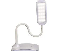 LED Desk Lamp – White – USB Charging Port