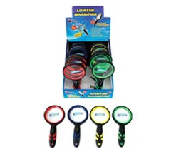 Led Rubber Coated Magnifying Light – 1 Piece – Color Shipped is Randomly Picked