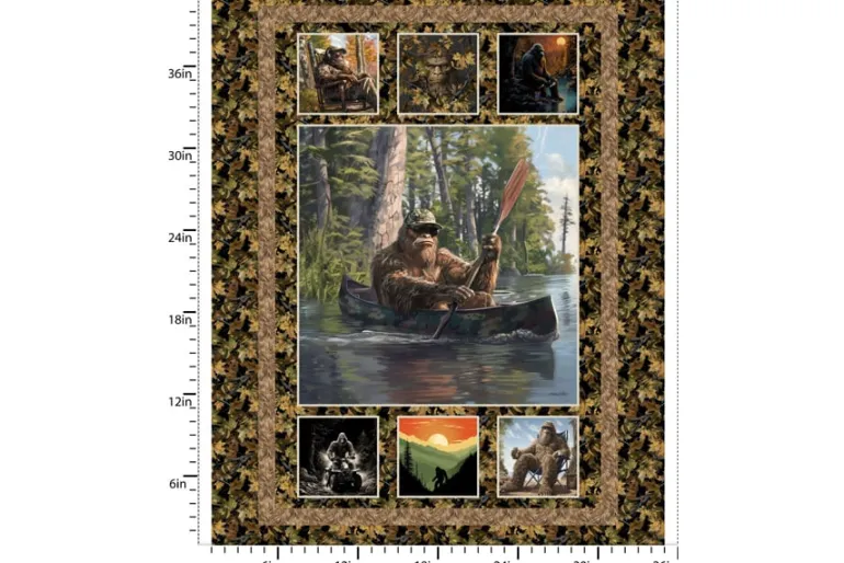 Legendary Loner Mysterious Mountain with Bigfoot
